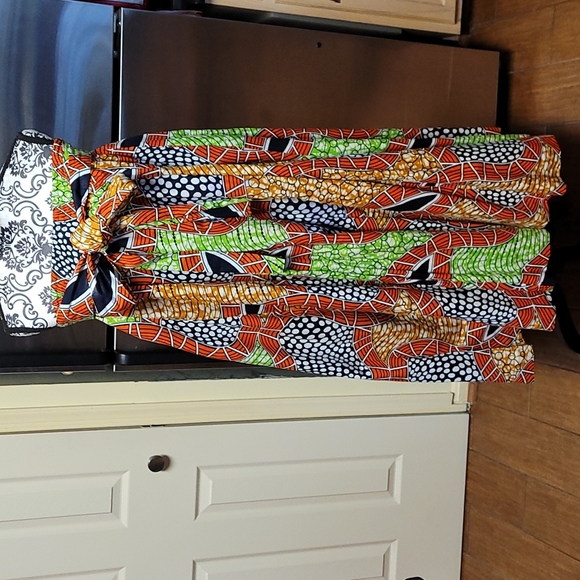 NEW Tribal Print Dress/Skirt - Picture 2 of 13